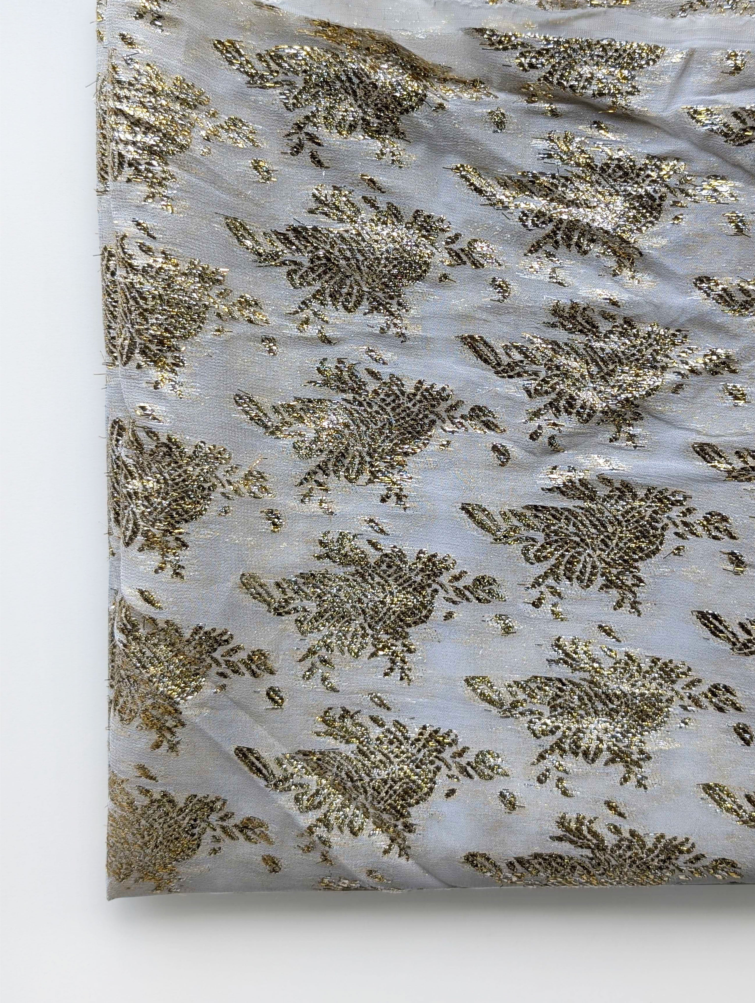 105 Gram Viscose Georgette Jacquard Fabric 54" - ( Swatch 10x12" )