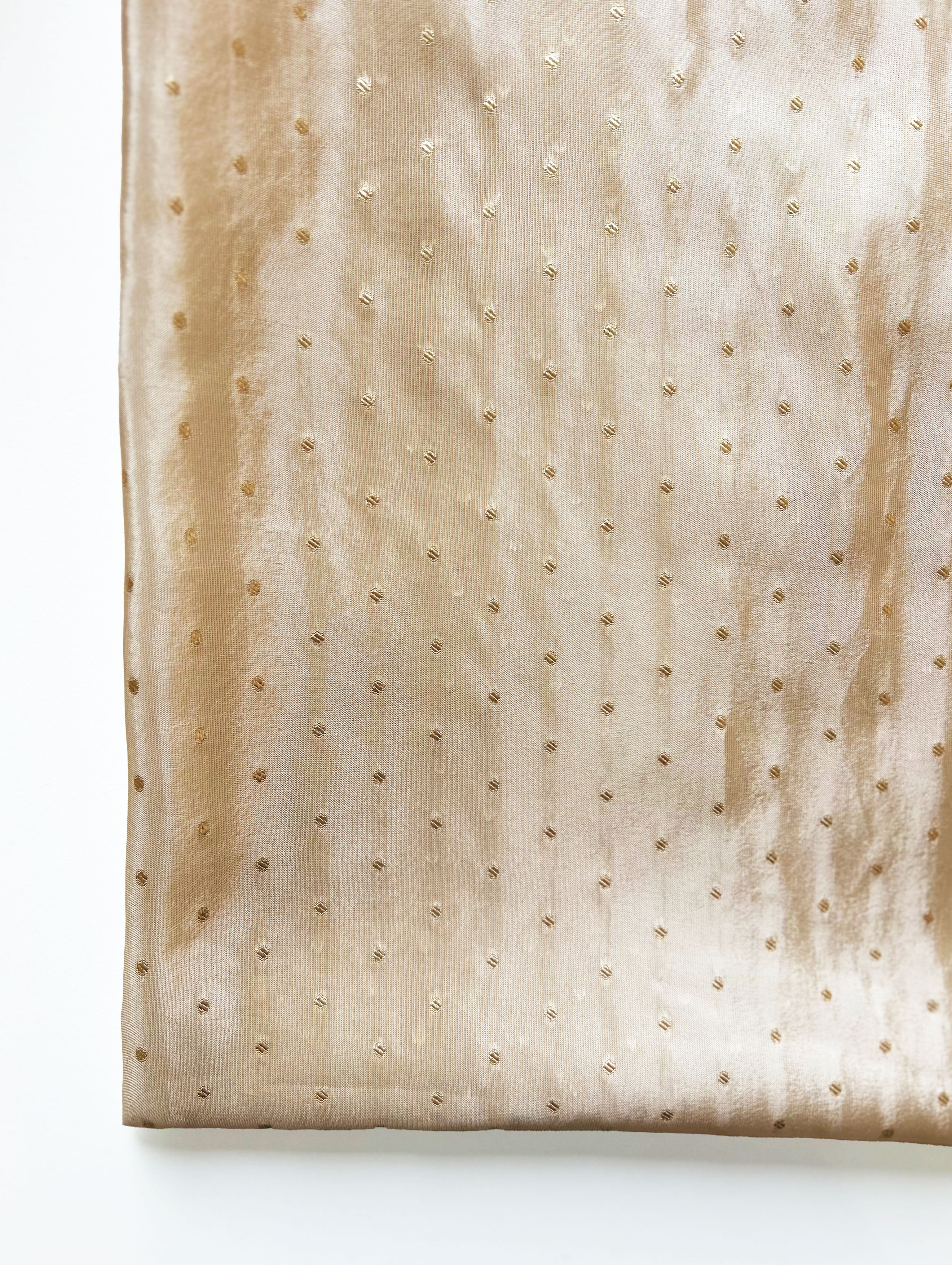 60 Gram Viscose HO Tissue Silk Booti Jacquard Fabric - ( Swatch 10x12" )