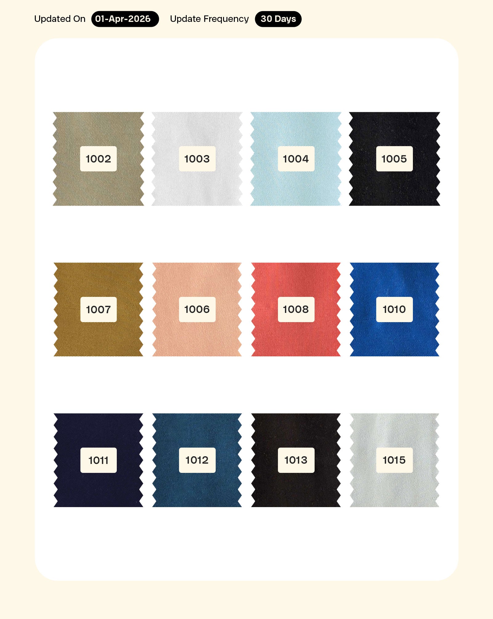 LENZING™ Modal Twill Mill Dyed Fabric 58"
