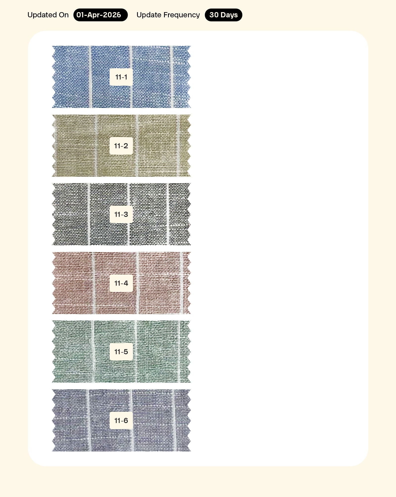 Poly Cotton Yarn Dyed Fabric 58"
