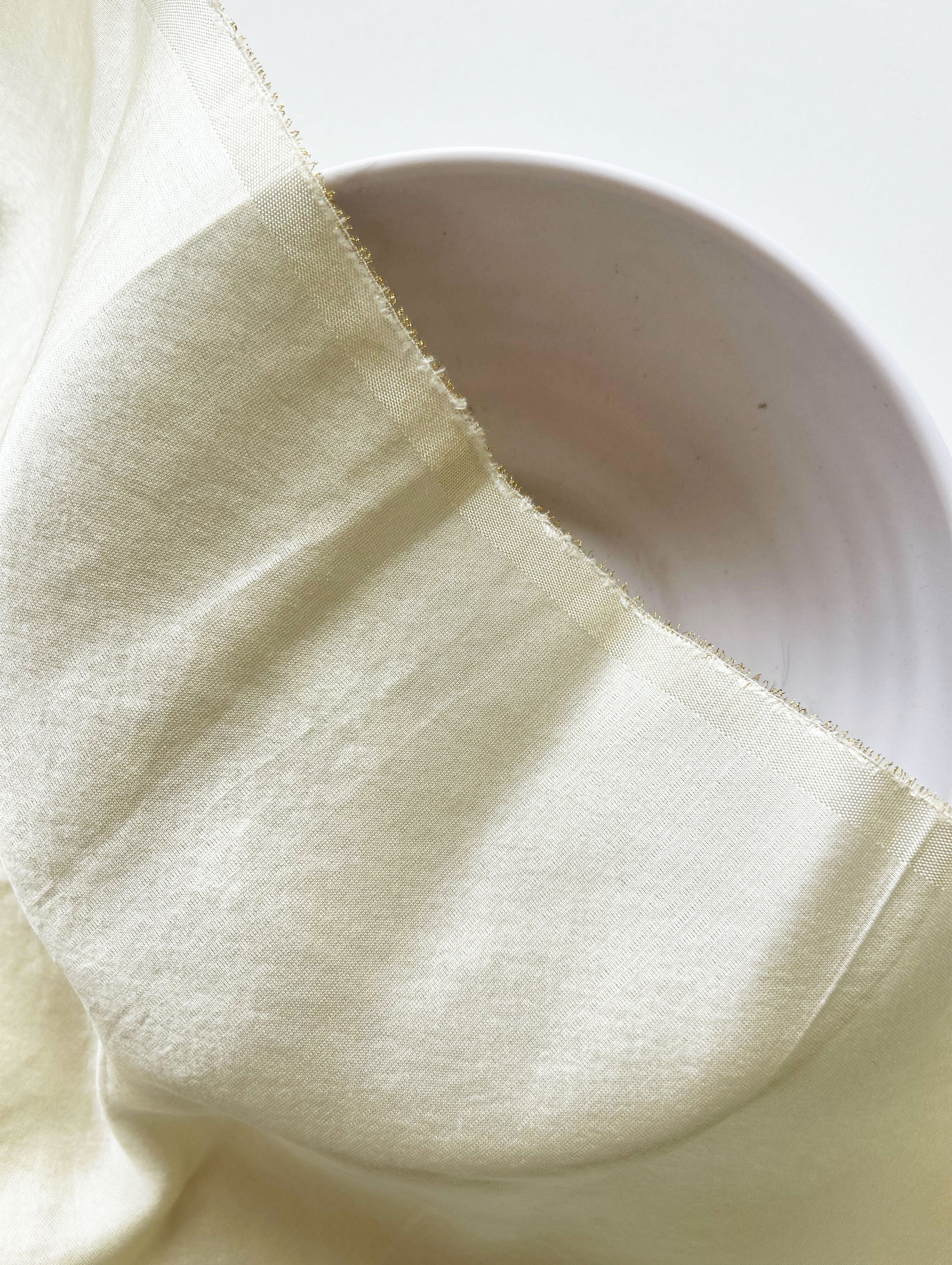 115 Gram Viscose Gold Modal Satin Fabric - ( Swatch 10x12" )