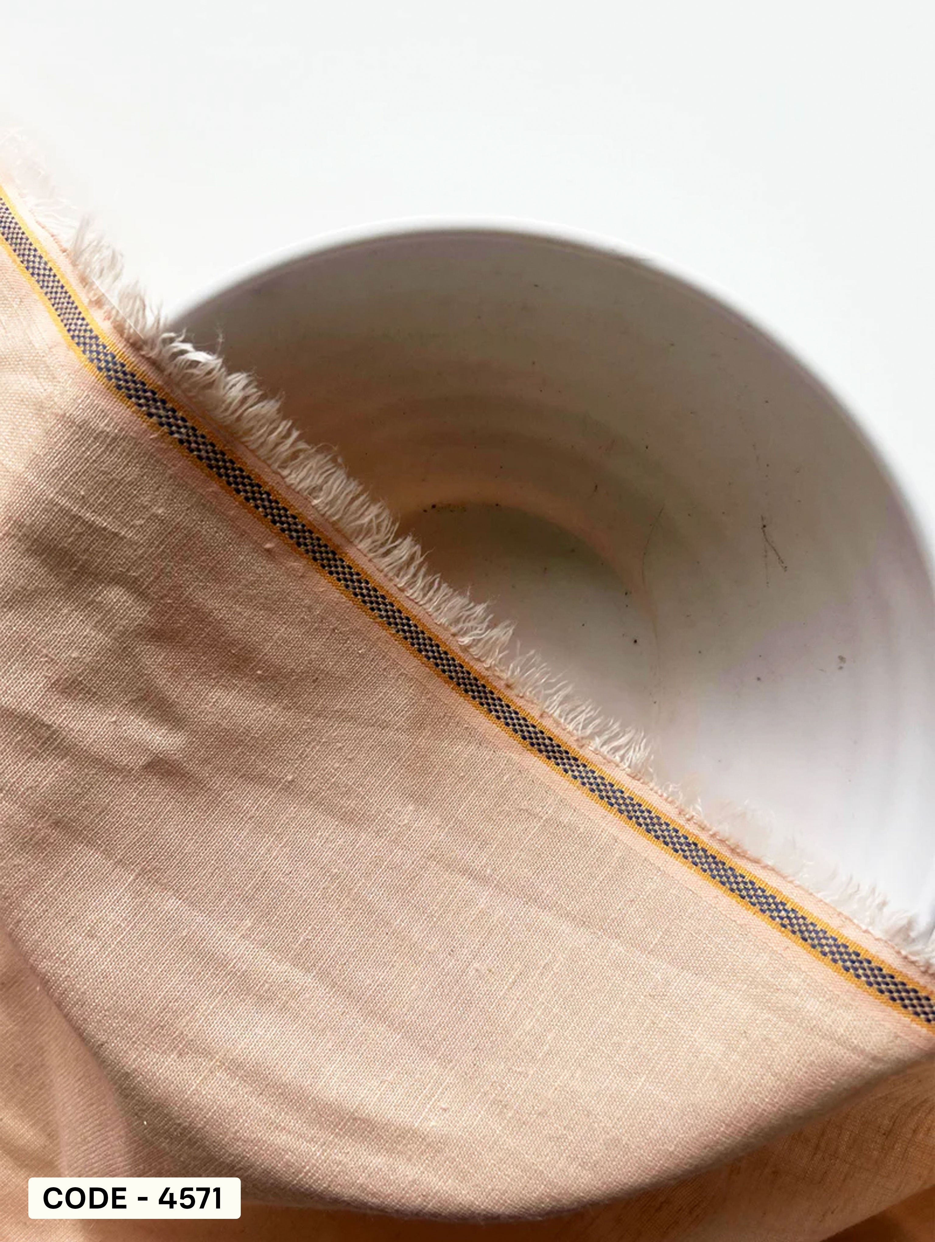 Blended Cotton Neps Mill Dyed Fabric 58"
