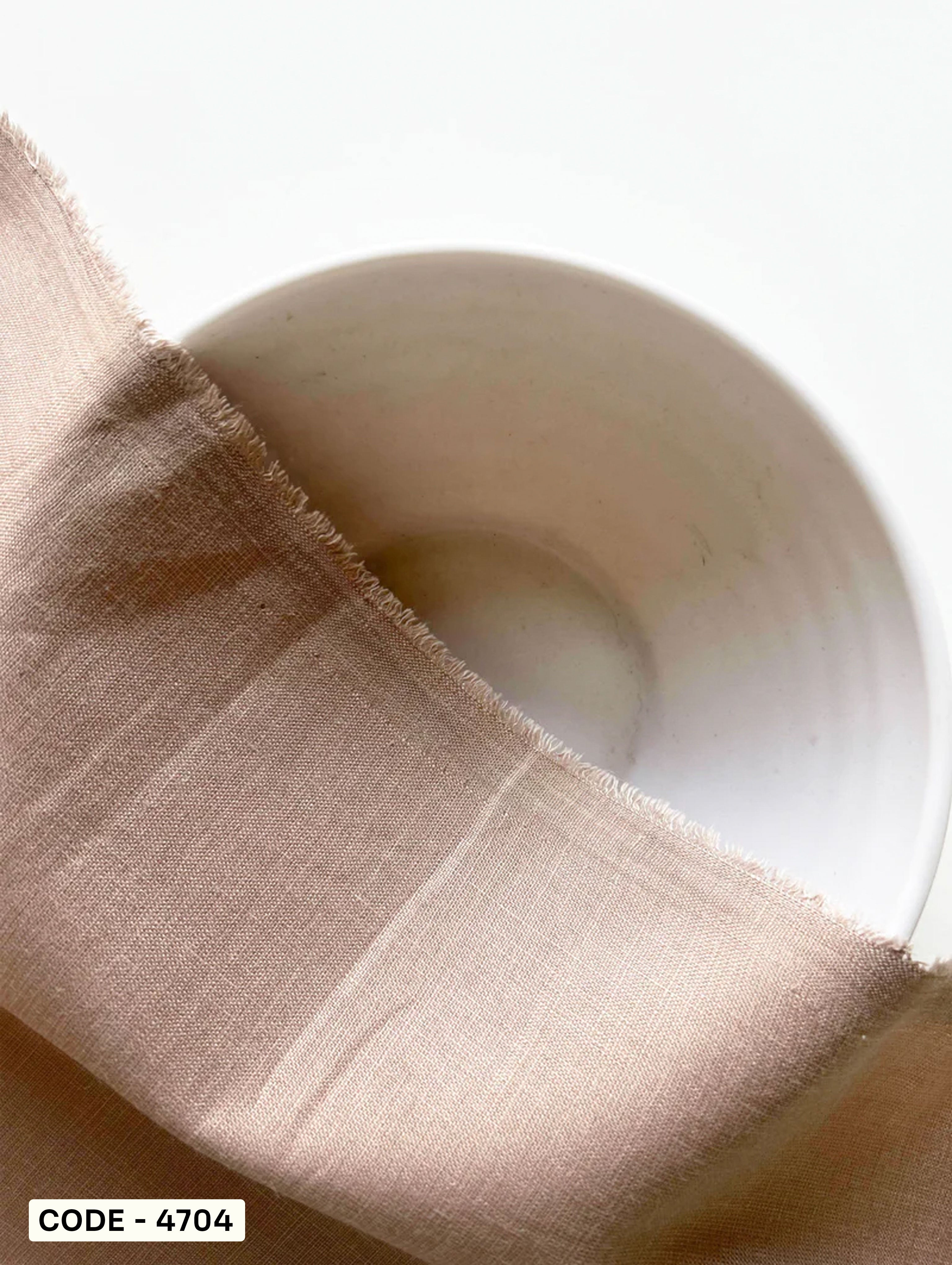 Poly Linen Mill Dyed Fabric 58"