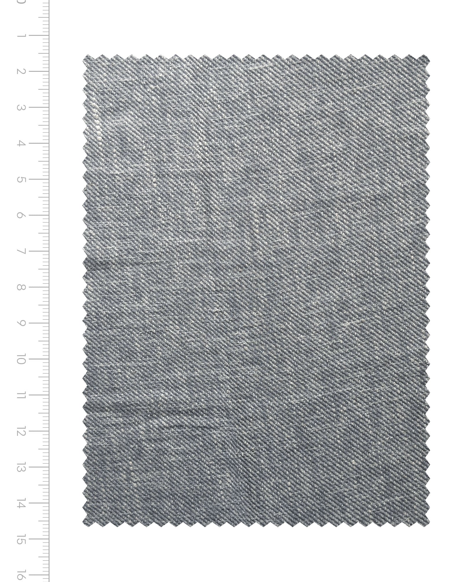 Grey Stripes Loom Textured Blended Cotton Yarn Dyed Fabric 58"