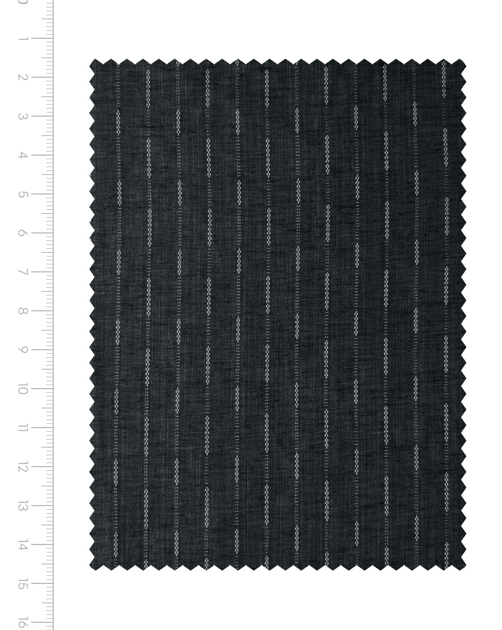 Grey Stripes Blended Cotton Jacquard Yarn Dyed Fabric